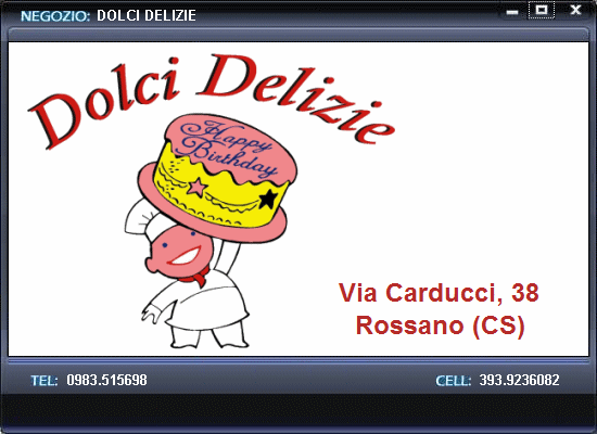 Dolci Delizie - Rossano (CS) - Pasticceria, Gelateria, Caffetteria